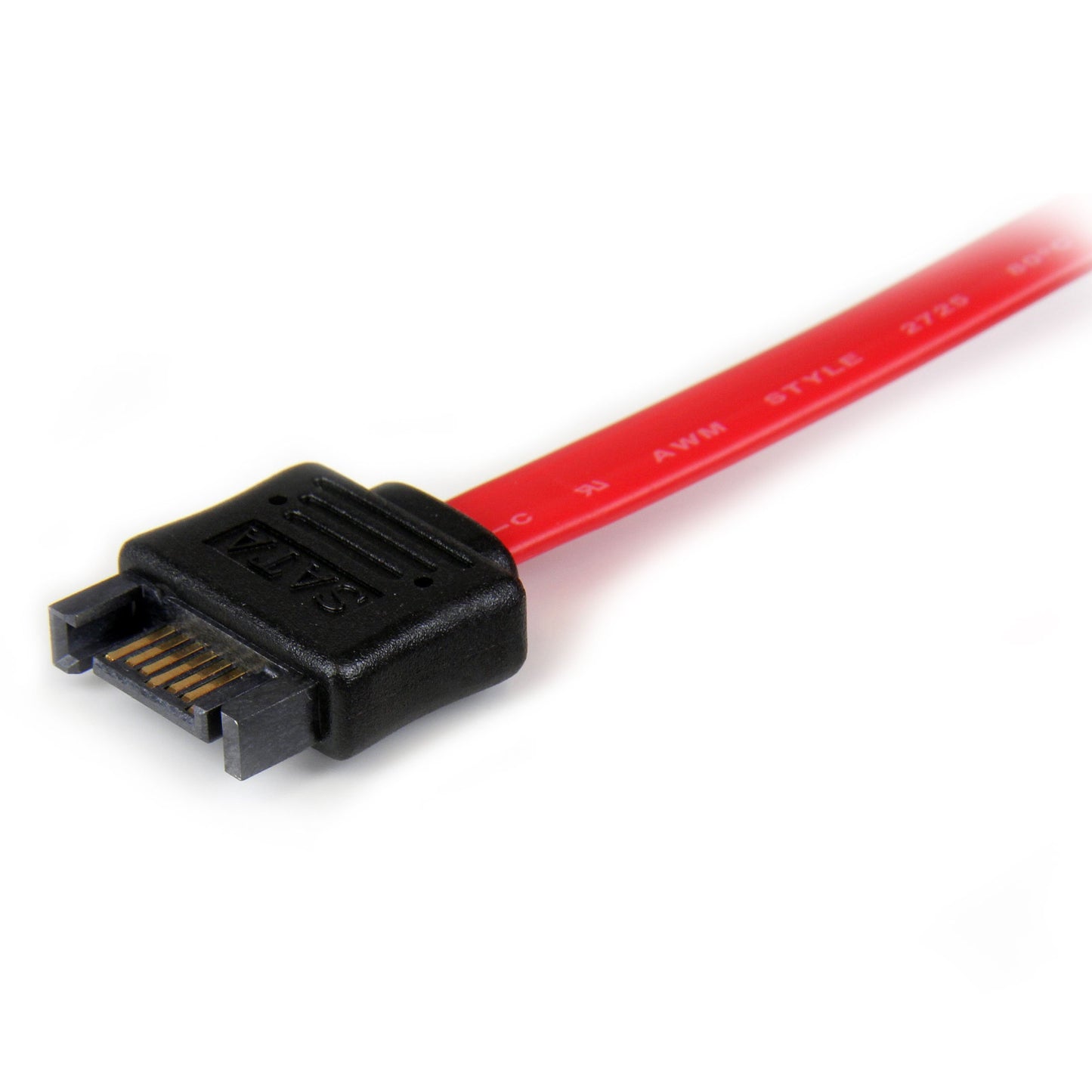StarTech.com 0.3m SATA Extension Cable - 30cm 7 pin SATA Extension - 7 pin SATA Extension Cable - 7 pin SATA Extension cord, Red, 1 Count (Pack of 1)