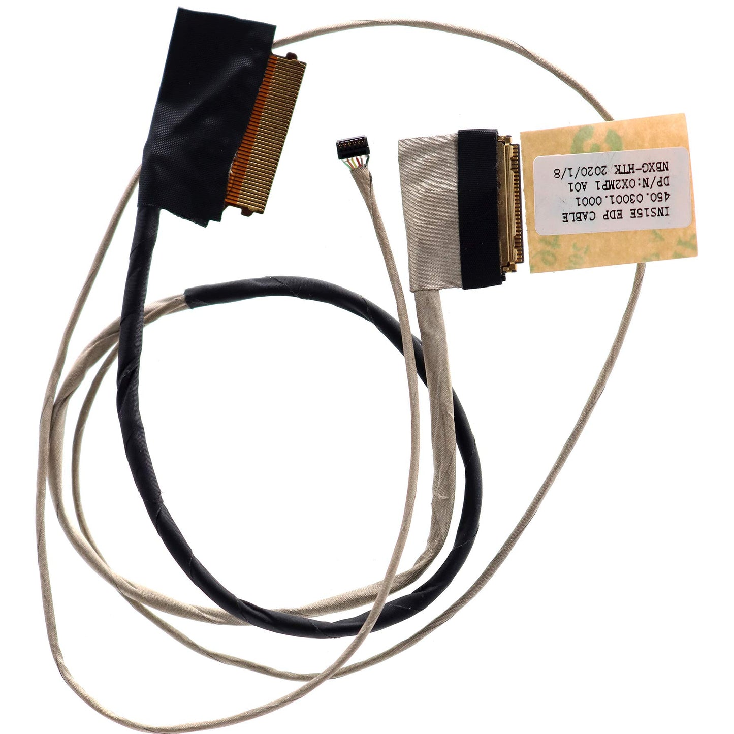 Deal4GO HD 15.6" LVDS LCD eDP Cable Video Flex Cable for Dell Inspiron 15 3551 3552 3558 3559 3568 450.03001.0001 0X2MP1 X2MP1