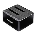 StarTech.com Dual-Bay USB 3.0 to SATA Hard Drive Docking Station, USB Hard Drive Dock, External 2.5/3.5" SATA I/II/III, SSD/HDD Docking Station