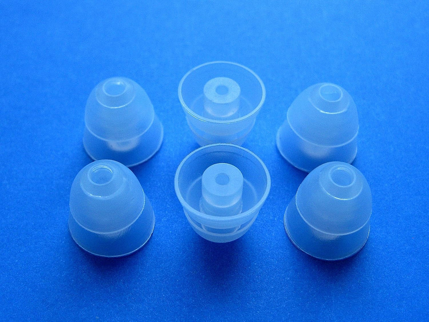 6 Large (L) Clear Double (2 Layer) Flange Earbuds Eartips Set Compatible with Westone UM1, UM2, UM2 RC, UM3, UM3 RC, UM3X, UM3x RC and Westone 1, 2…