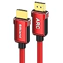 Silkland 4K HDMI ARC Cable for Soundbar, 4K 60Hz HDMI 2.0 Cable 6.6ft, (18Gbps, ARC, HDCP 2.2, HDR, 3D), High Speed Ultra HD, Compatible for Samsung
