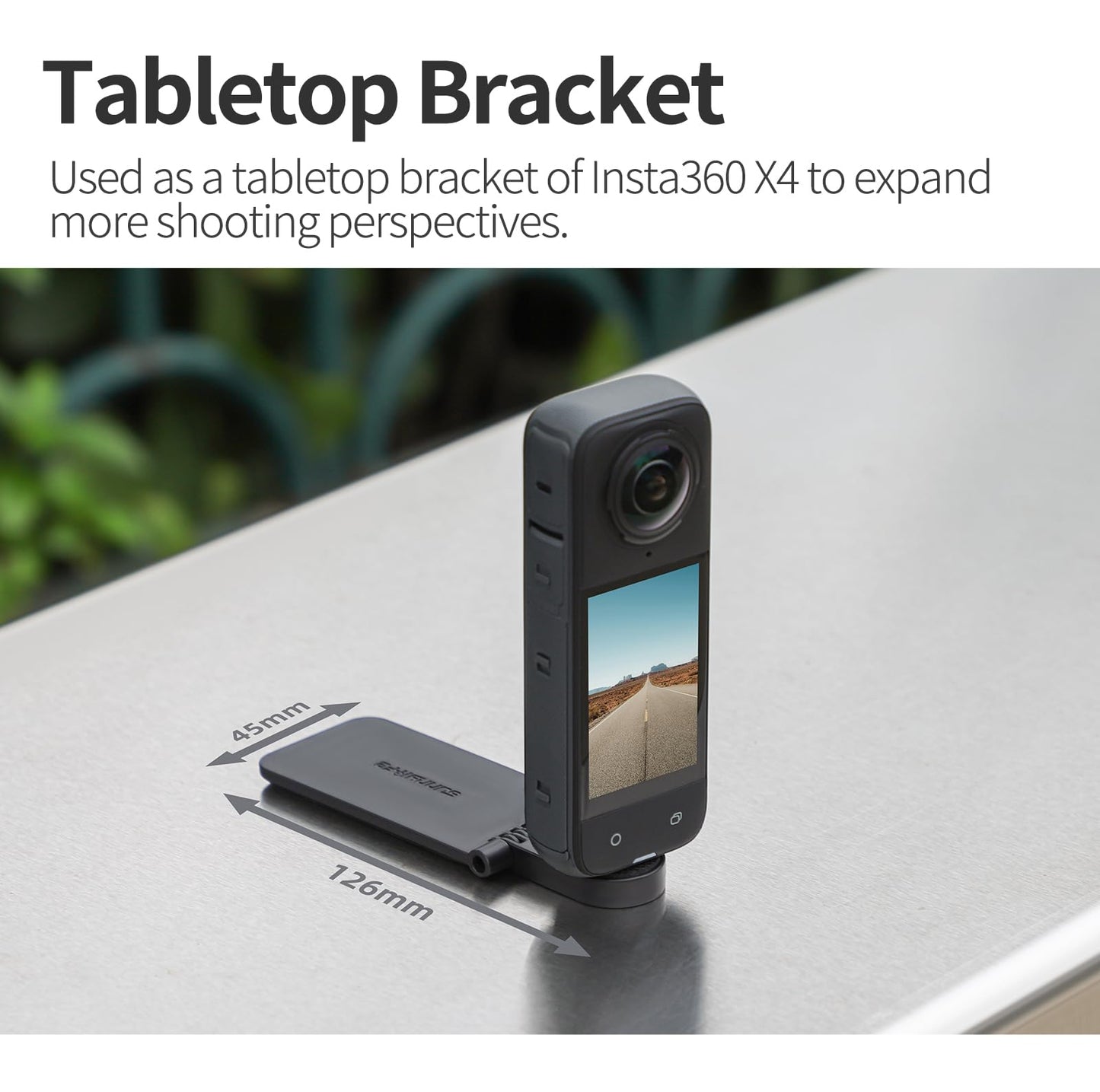 Magnetic Bracket Mount for DJI Pocket 2/3, Quick Release Adapter Compatible with Insta360 X/2/3/4 GO 3/3s Gopro Series Action Camera Stand Base