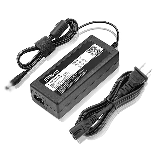 EPtech (10 Ft Extra Long) Ac Adapter for Viewsonic LED Vx2753mh, Model: Vs13918; LED Vx2453mh, Model: Vs13816 Power Supply Cord