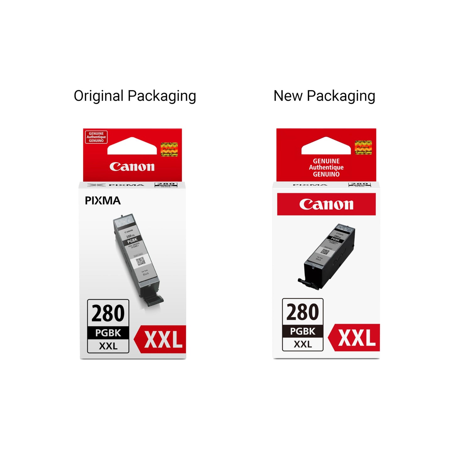 Canon PGI-280XXL Genuine Pigment Black Ink Tank, Compatible with TR8520, TS9120,TS8120, TS6120, TS9521C/a, TS9520/a, TS8220, TS6220, TS8320, TS6320