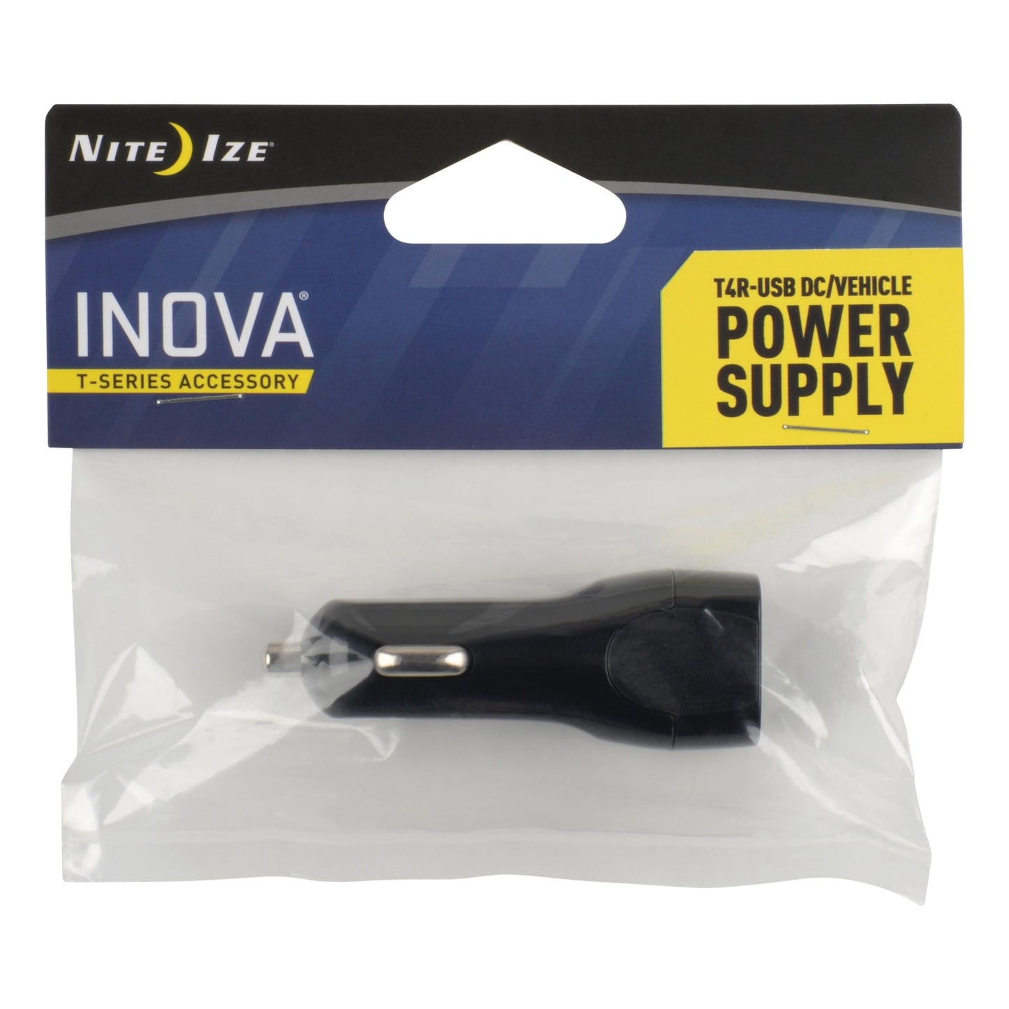 Nite Ize INOVA T4R USB DC/Vehicle Power Supply - INOVA Flashlight Adapter Charger for In-Car Charging - Reliable & Durable Car Charger