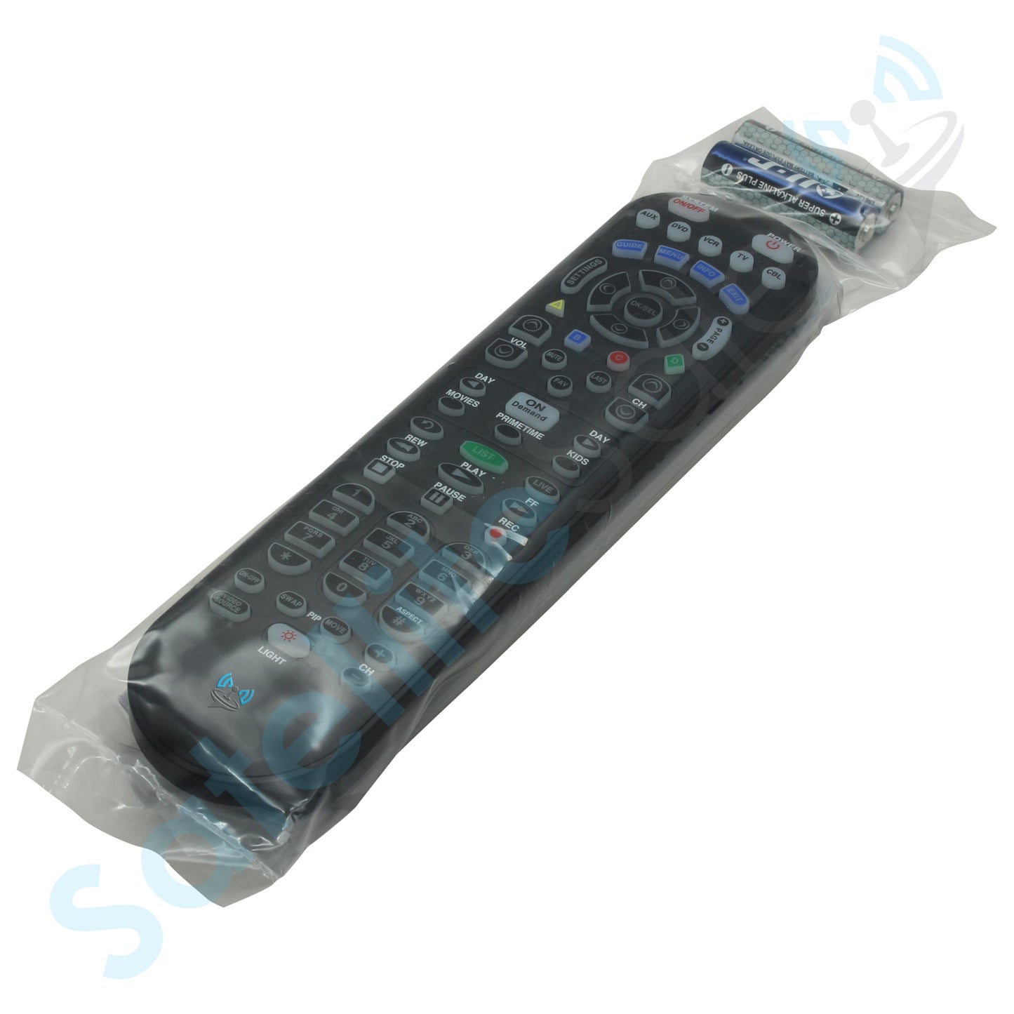 SatelliteSale Remote Control Replacement UR5U-8780L Clikr5 Compatible with Spectrum/Charter Cable Set-Top Boxes, TVs, and Audio Devices - Matte Black