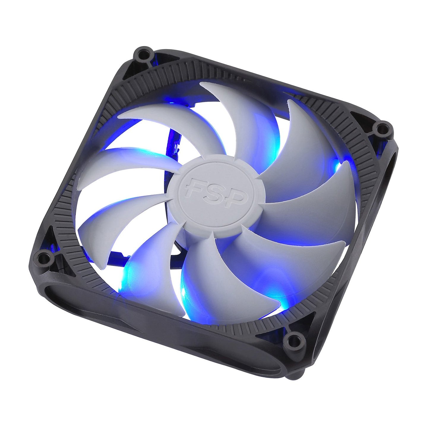 FSP 120mm Quiet Sleeve Bearing Case Fan Blue LED for Computer Cases (CF12S11)