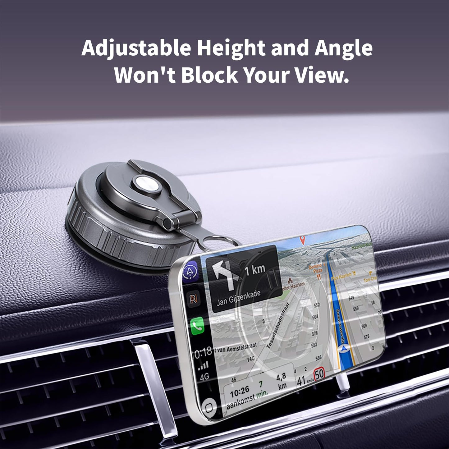 Comviorx Magnetic Phone Holder for Car,360°Adjustable Foldable Car Phone Holder Mount for iPhone Magnet for Men Women,2025 Upgraded