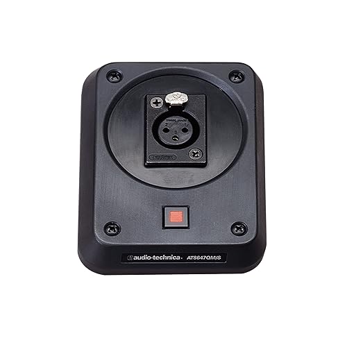 Audio-Technica Mic Shock-Mount Plate W/Switch Audio Technica Shockmount Plate (AT8647QM/S), Black