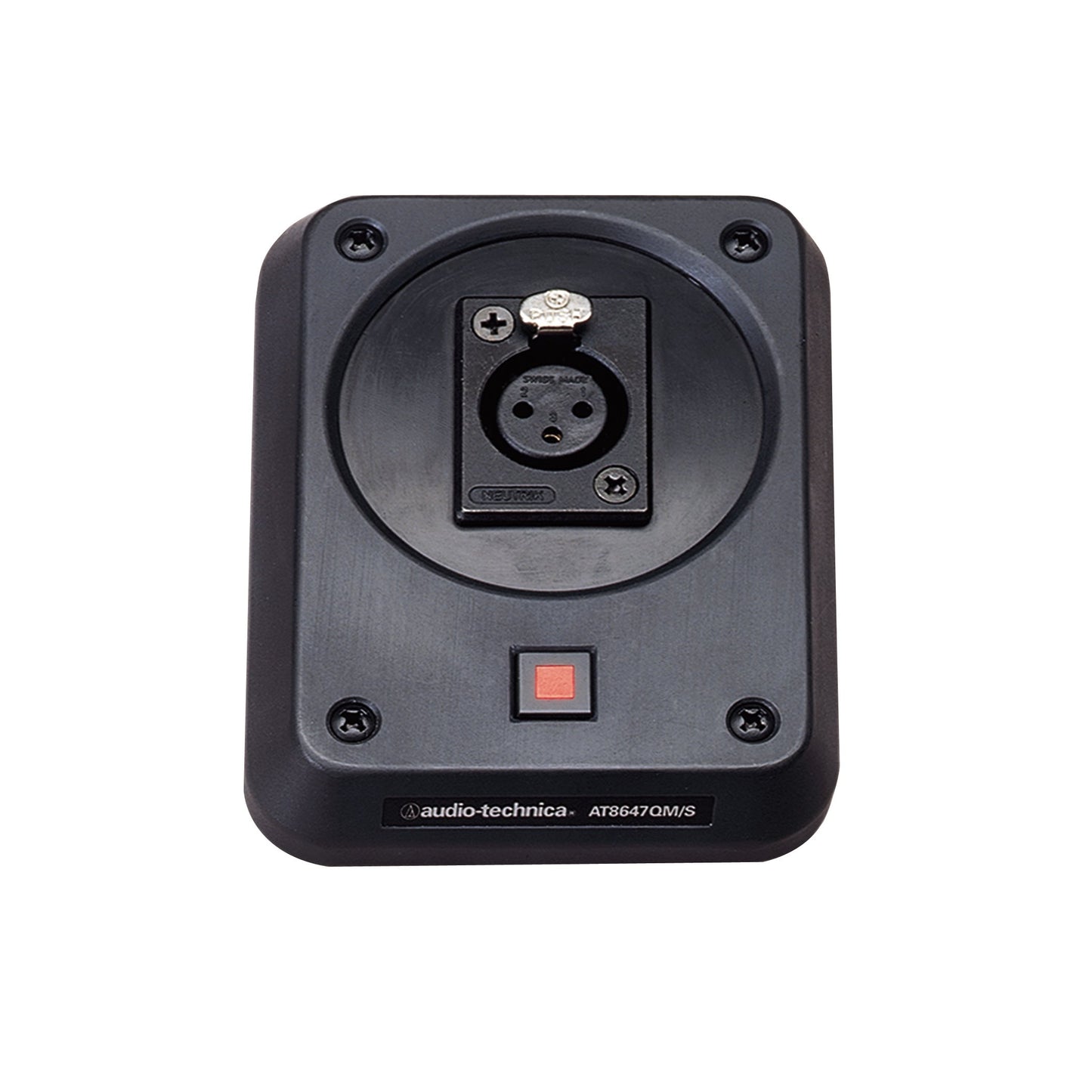 Audio-Technica Mic Shock-Mount Plate W/Switch Audio Technica Shockmount Plate (AT8647QM/S), Black