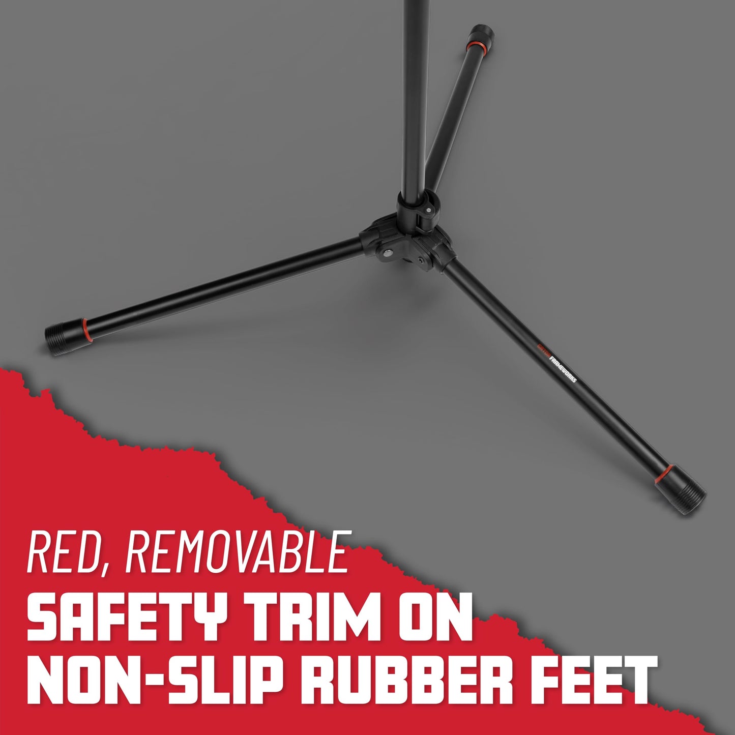 Gator Frameworks Lightweight Tripod Mic Stand with Single Section Boom, (GFW-MIC-1500)