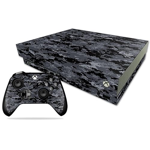 MightySkins Skin Compatible with Microsoft Xbox One X - Digital Camo | Protective, Durable, and Unique Vinyl Decal wrap Cover | Easy to Apply, Remove