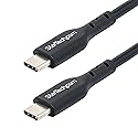 StarTech.com 13ft (4m) USB-C Charging Cable, Charge & Sync, 60W (3A) PD, USB 2.0 Laptop Charger Cable, TPE, Charging Cord