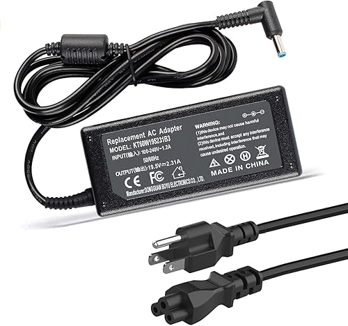 45W 740015-002 741727-001 L25296-001 AC Adapter for HP Pavilion x360 Envy Spectre Elitebook 840 ProBook Laptop Notebook Power Supply Cord Blue Tip 4.5
