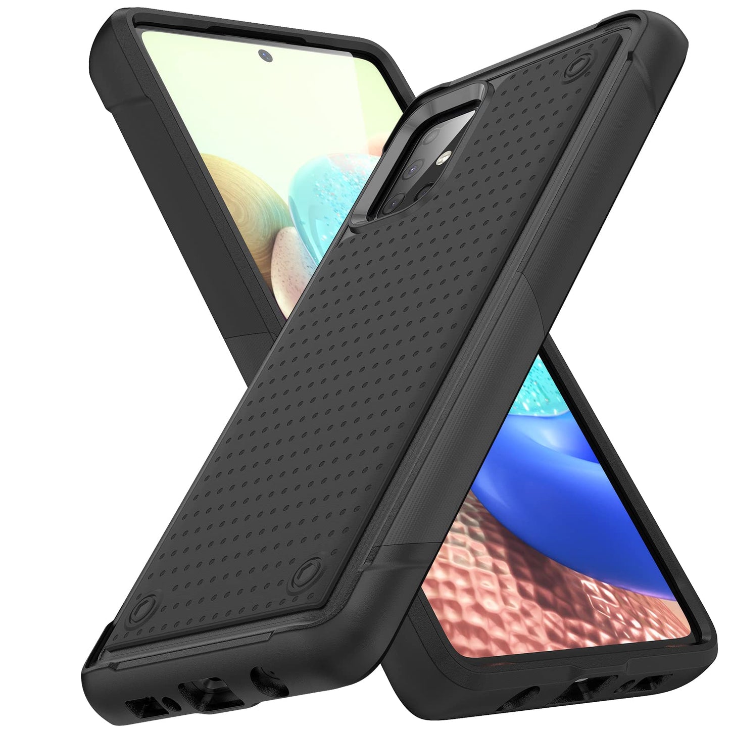 TORRTOWAY Designed for Samsung Galaxy A71 5G Case 2 in 1 Gift Militay Grade Drop Protective Rugged Heavy Duty Cover Shockproof Case for Galaxy A71 5G