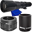 Ultimaxx 500mm f/8 Preset Telephoto Lens for Nikon Z7, Z7 II, Z6, Z6 II, Z5, Z50 Mirrorless Cameras & Other Z-Mount Cameras with Basic Accessory