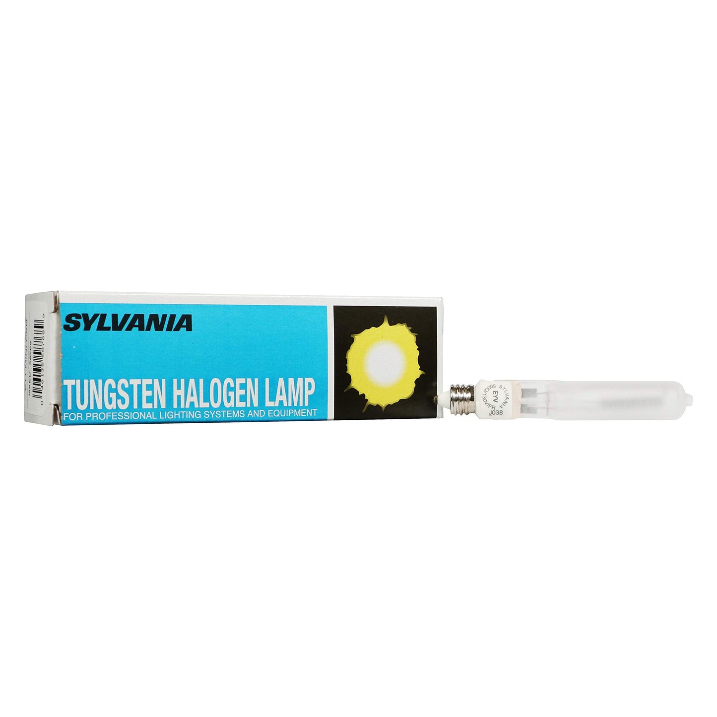 Sylvania T12 Halogen Tube Light Bulb, 500W, Single-End Mini Can Screw Base, 10000 Lumens, 2950K, 100 CRI, White (58768)