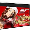 Elite Screens Manual B, 100-INCH Manual Pull Down Projector Screen Diagonal 16:9 Diag 4K 8K 3D Ultra HDR HD Ready Home Theater Movie Office