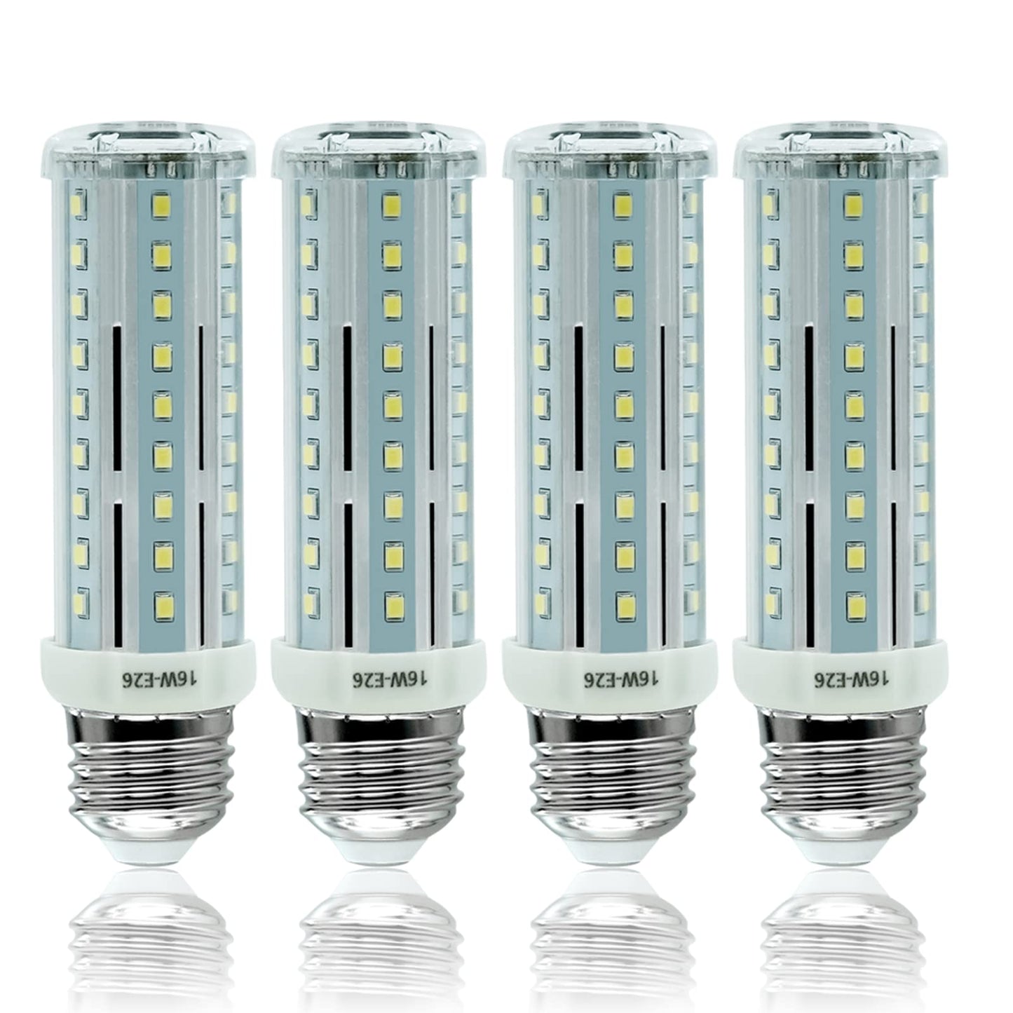 Wenscha LED Corn Light Bulb 100W Equivalent 1600 Lumen 6000K Daylight White 16W LED Corn E26 Light Bulb Base Non-dimmable Ceiling Fan Lighting