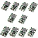 Oiyagai 10Pcs Mini 360 MP2307 DC-DC Buck Converter Step Down Power Supply Module Adjustable 4.75V-23V to 1V-17V for Arduino RC DIY Projects