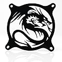Custom Acrylic Flying Dragon Computer Fan Grill 200mm