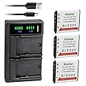 Kastar 3-Pack Battery and LTD2 USB Charger Compatible with JVC BN-VG212 BN-VG212U Battery, JVC GZ-V500, GZ-V500BEU, GZ-V500BU, GZ-V500BUS, GZ-V515BEU