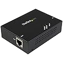 StarTech.com 1 Port Gigabit PoE+ Extender 802.3at & 802.3af - 100m (330ft) - Power over Ethernet Extender - PoE Repeater Network Extender , TAA