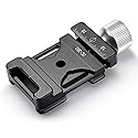 Neewer Aluminum Screw Knob Clamp Compatible Mini Quick Release Clamp for QR Plate (38mm)