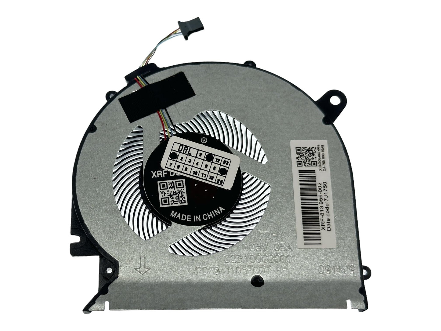 VoltaGuru New Laptop CPU Cooling Fan for HP Envy 13-ah, 13t-ah, 13-aq, 13t-aq, 023.100C20001, L19526-001, L19527-001, L19528-001, L53386-001