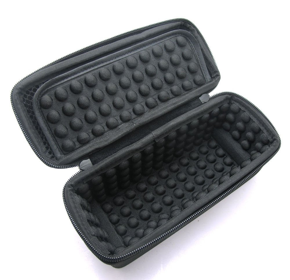 FitSand Hard Case Compatible for Sony XB20 Portable Bluetooth Speaker (Black+Silver)