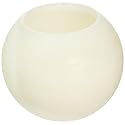 EcoGecko 6 Inches Wax MoonSphere LED Flameless Candle with 5 Hour Timer (87002)