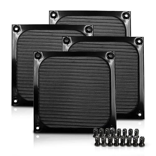 4 Pack of Mesh Grills with Screws (120mm)