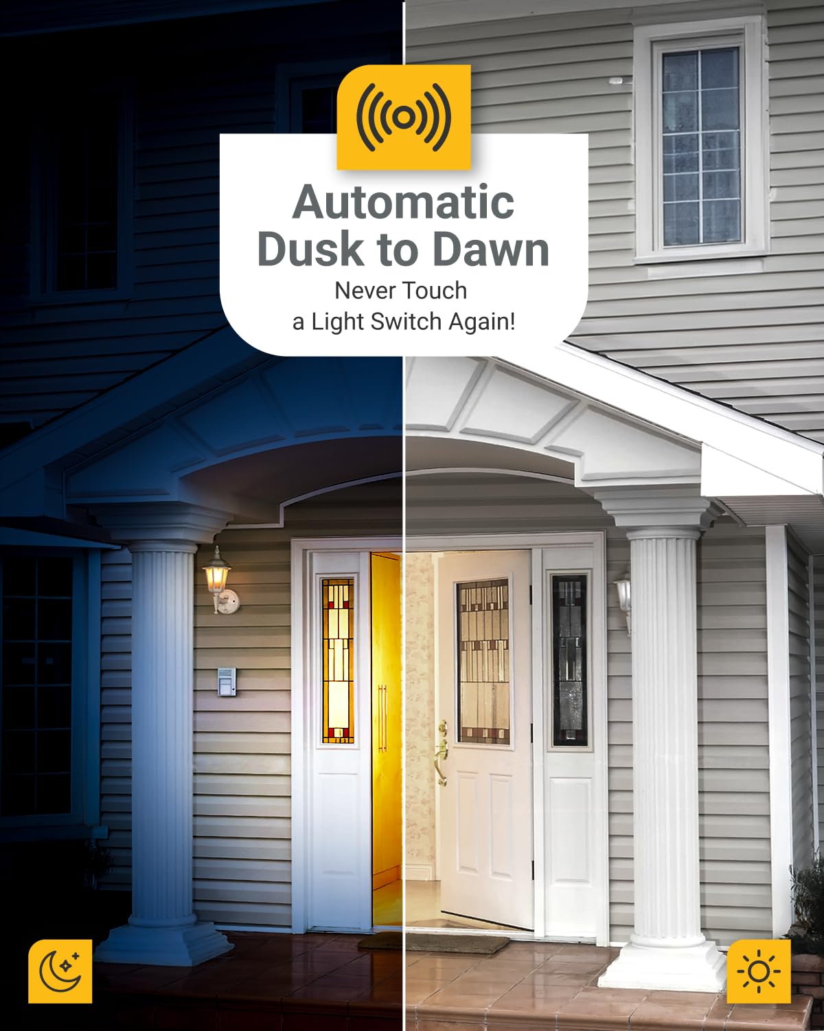 Sunco 10 Pack B11 Candelabra LED Light Bulbs, E12, Dusk to Dawn, 5W=40W