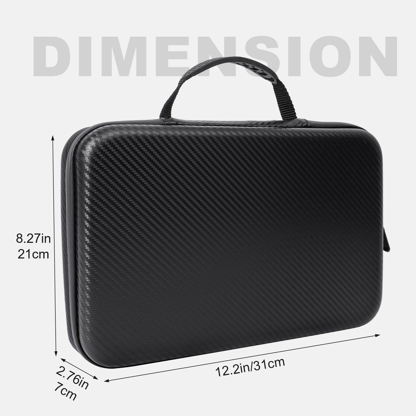 MeloSync Hard Shell Carrying Case for Insta360 X5 & X4X3 Cameras - EVA Lined, Large Capacity, Ideal for Accessories