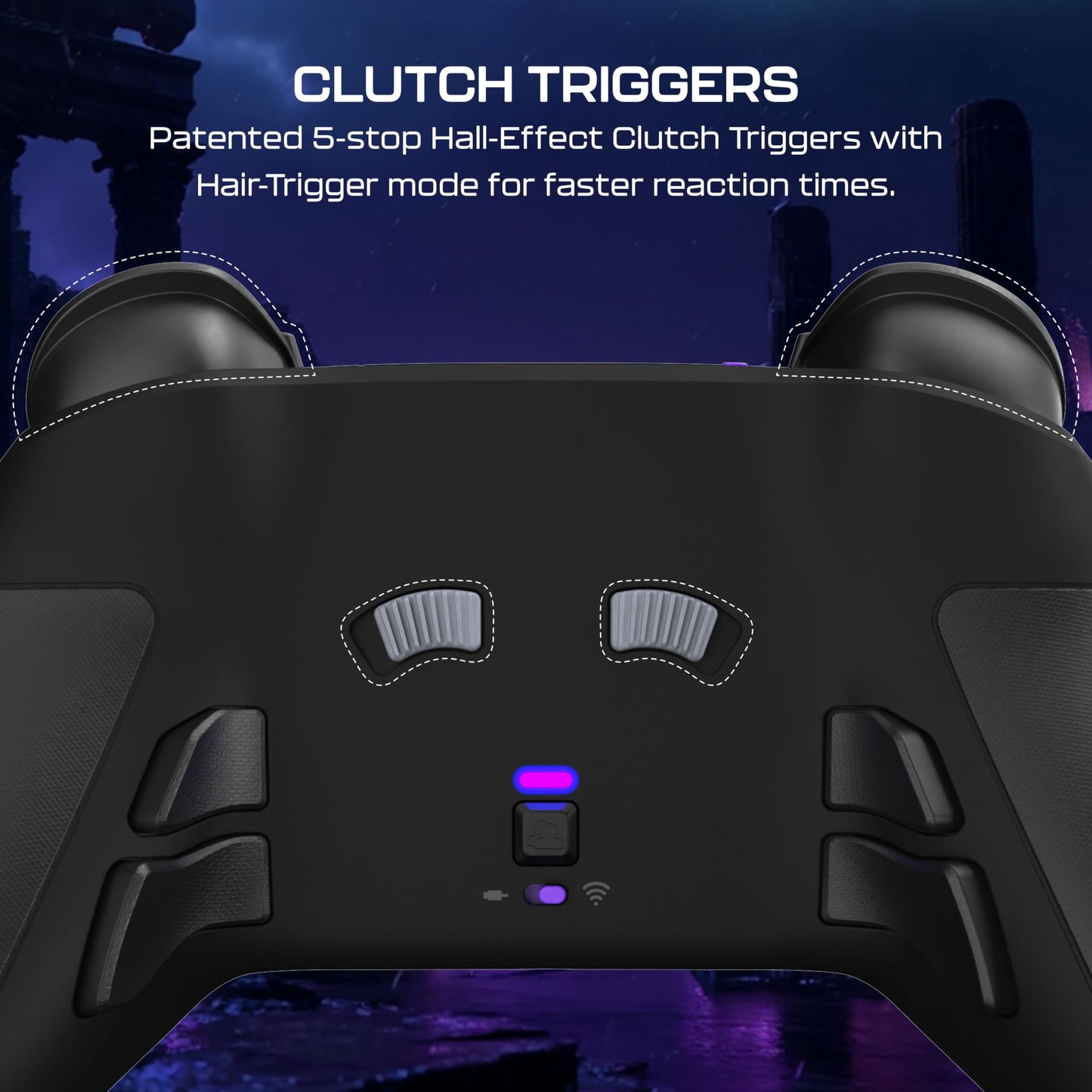 Turtle Beach Victrix Pro BFG Reloaded Wireless Gaming Controller Officially Licensed for PlayStation 5, PS5, PS4, PC, Fightpad Module, Hall-Effect