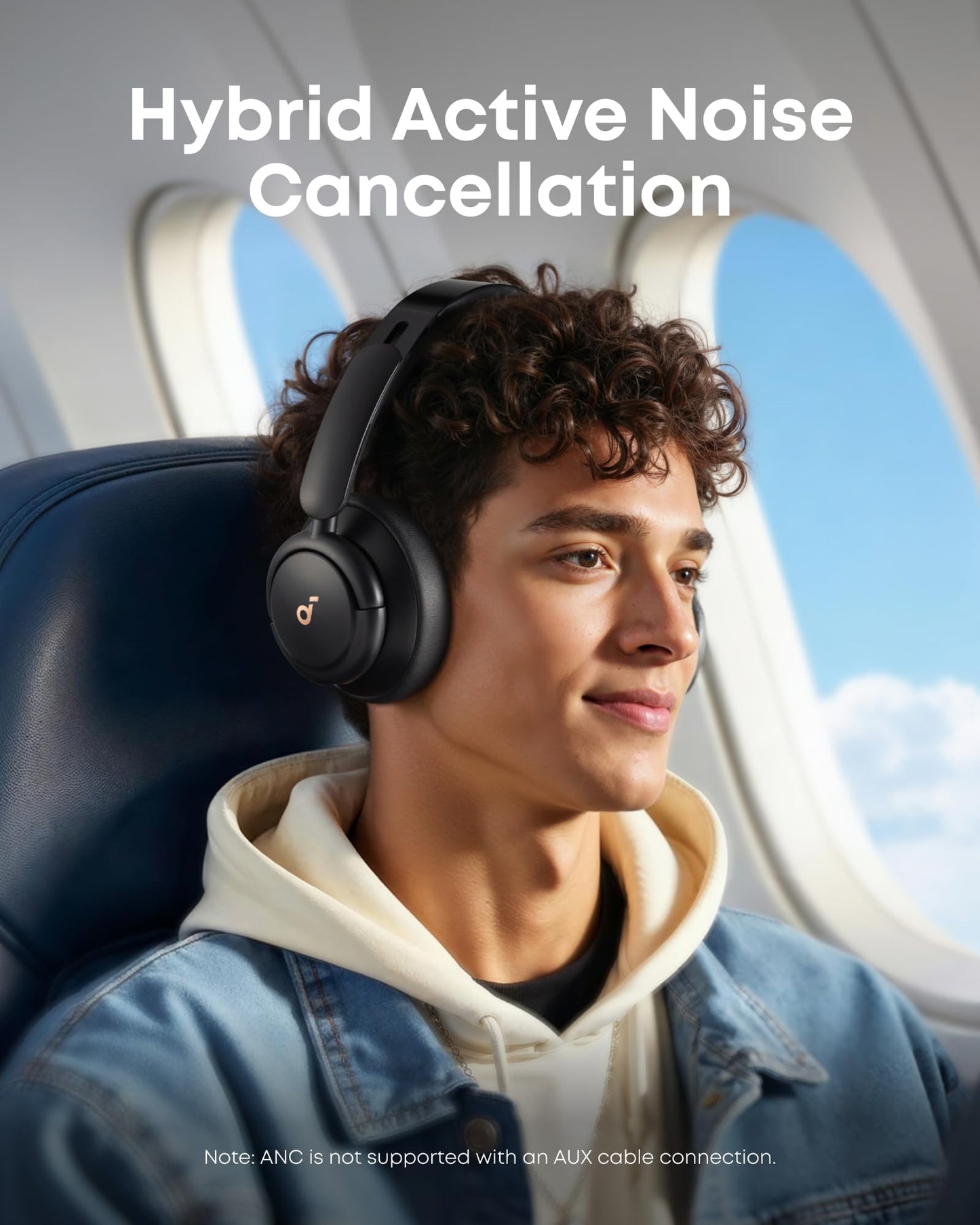 Soundcore by Anker Q30 Hybrid Active Noise Cancelling Headphones (Renewed)