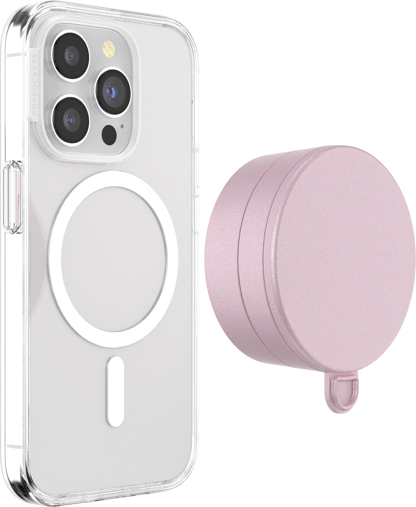 PopSockets Magnetic Suction Phone Mount, Surface Mount for MagSafe, Light Pink - Dusy Rose