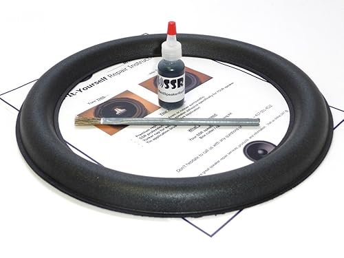 Springfield Speaker 12" Foam Surround Edge Repair Kit - 1 Speaker Kit - Compatible with 12W6v2