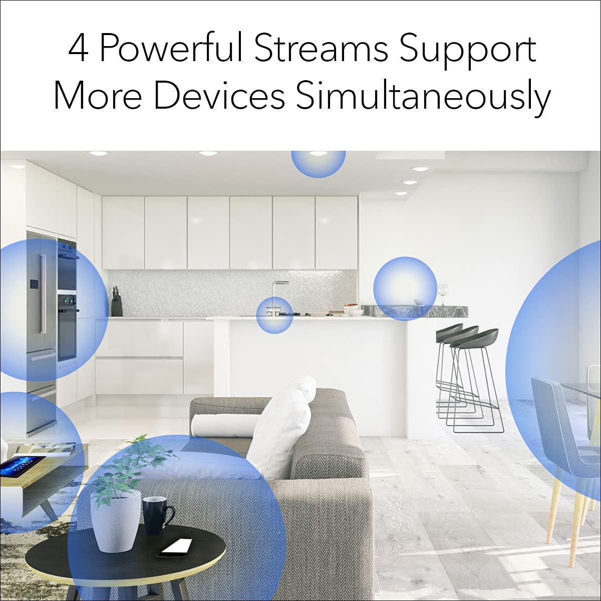 NETGEAR Nighthawk Advanced Whole Home Mesh Dual Band WiFi 6 System (MK72)- AX3000 Router with 1 Satellite Extender, Coverage up to 3,000 sq. ft