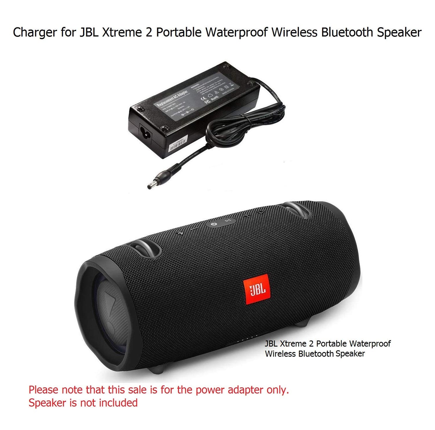 Charger Compatible with JBL Xtreme 2 Portable Wireless Bluetooth Speaker