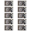 AEDIKO 10pcs 2A 5V Charge Discharge Integrated Module 3.7V 4.2V for 18650 Lithium Battery Charging Boost Mobile Power Protection PCB Board