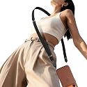 TiMOVO Phone Lanyard Crossbody for iPhone 17 Series Case, Adjustable Anti-Theft Phone Strap with Quick Release Buckle, Black