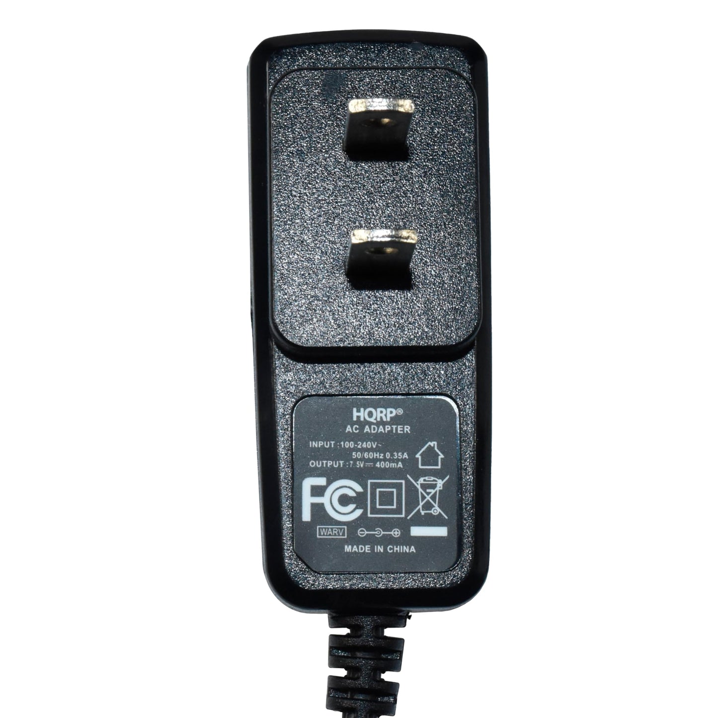 HQRP 7.5V AC Adapter Compatible with Casiotone AD-1 AD-1U SA-25 SA-5 SA-38 SA-39 SA-75 SA-6 SA-65 SA-67 MT-100 MT-210 Power Supply Cord PSU Casio…