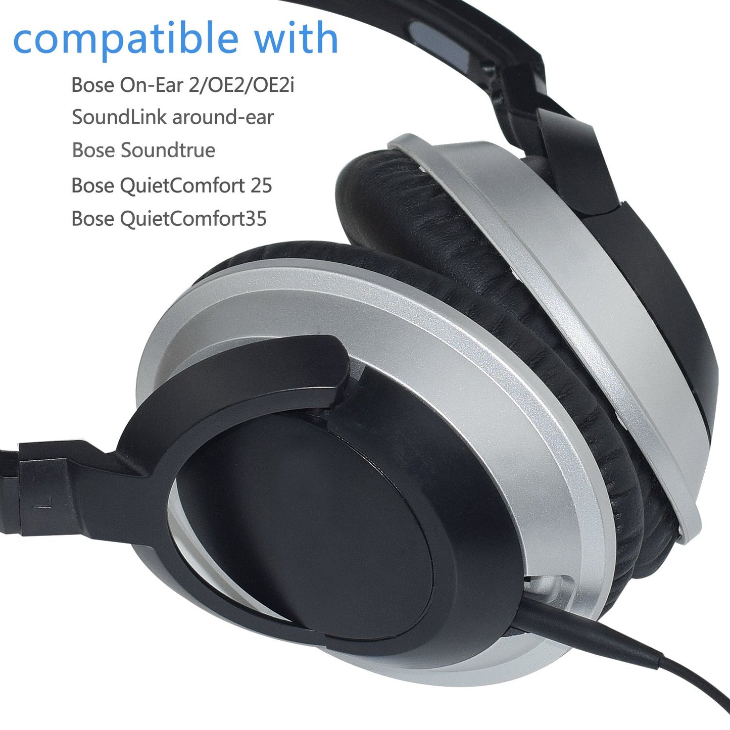 Aquelo Replacement QC35 II Headphone Replacement Cord Cable Compatible Bose QuietComfort 35 (Series II),Bose On-Ear…