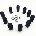 LINHUIPAD Microphone Cover Compatible with David Clark Aviation Microphone Windscreens DC Mic Covers Protector for M-4 M-7 Headsets Microphone(Pack fo