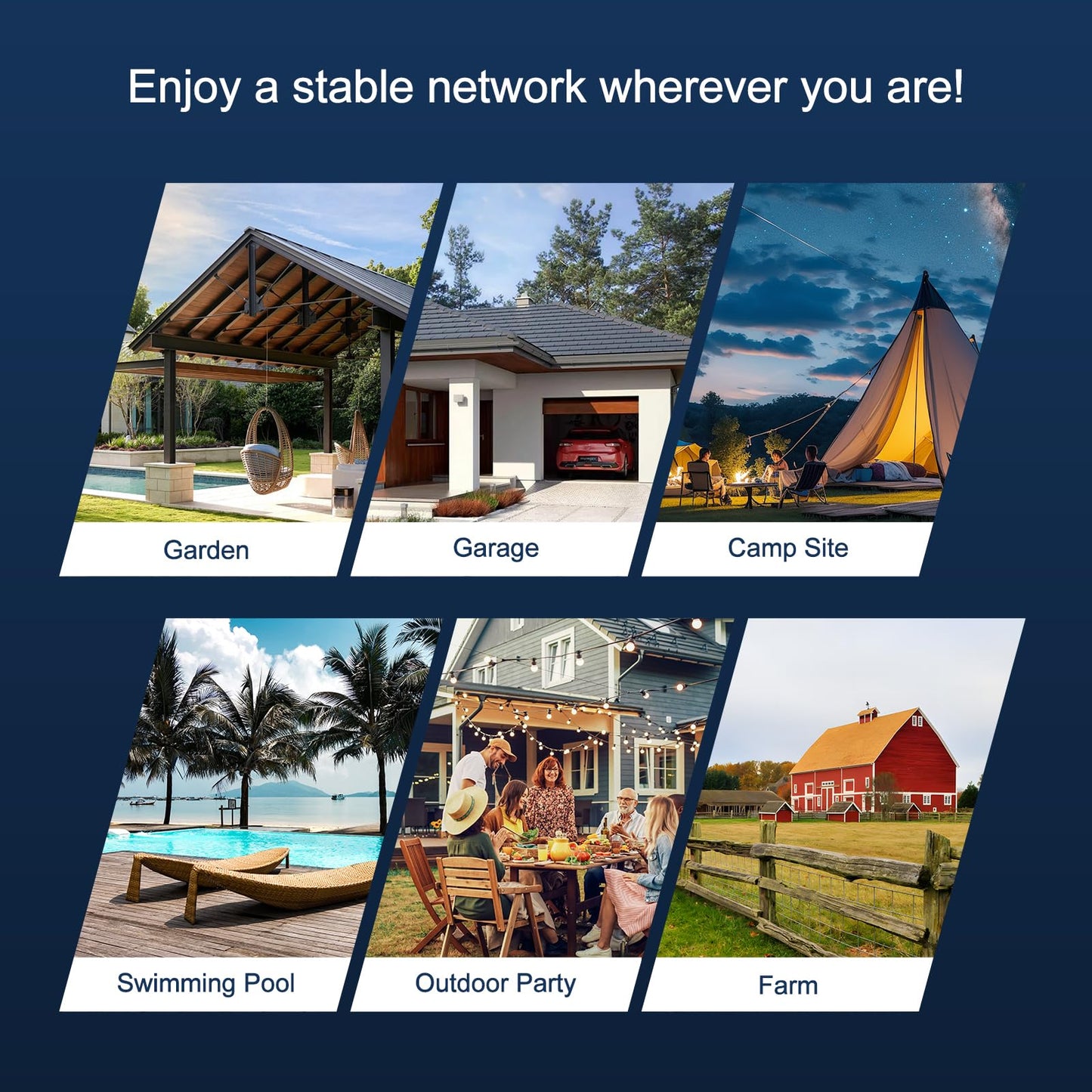 2025 Outdoor WiFi Extender?WiFi Booster | AI Watchdog | Repeater&AP Mode?IP65 Weatherproof | Up to 1200Mbps Dual Band WiFi Repeater