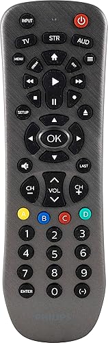 Philips Universal Remote Control Replacement for Samsung, Vizio, LG, Sony, Sharp, Roku, Apple TV, RCA, Panasonic, Smart TVs, Streaming Players, DVD