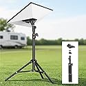 Starlink Mini Tripod Mount with Adapter - Height Adjustable & 360° Tilt, Compatible with Starlink Mini Terminal, Portable Sturdy Stand for RV Camping