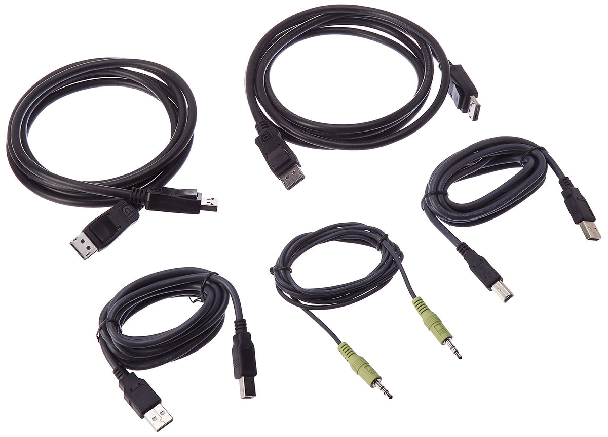 ATEN 2L7D02UDPX5 6Ft. Dual Display DisplayPort Secure