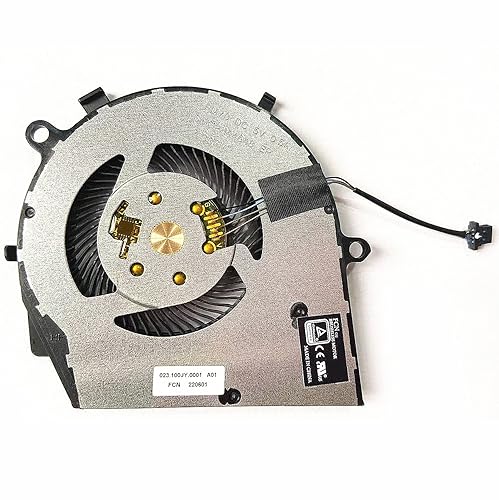 Fleshy Leaf CPU Cooling Fan Replacement for Dell Vostro 15 5501 5502 5508 5509 Latitude 3410 3510 E3410 E3510 0K61GC